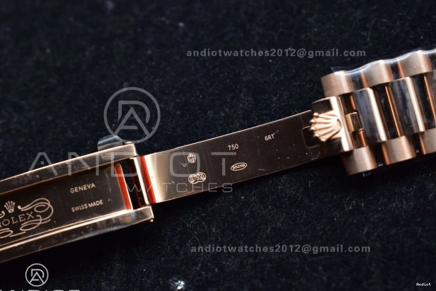 Roman QF Weight) President Grey Dial Best V5 Bracelet Edition vr3255 36 on RG Steel 904L DayDate (Gain 0514